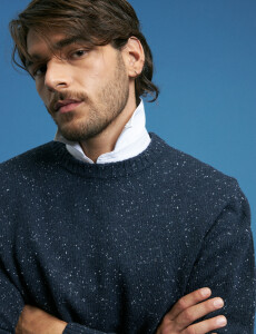 470420 SWEATER HARRY Azul Oscuro