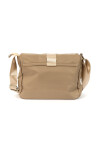Bandolera de nylon Beige