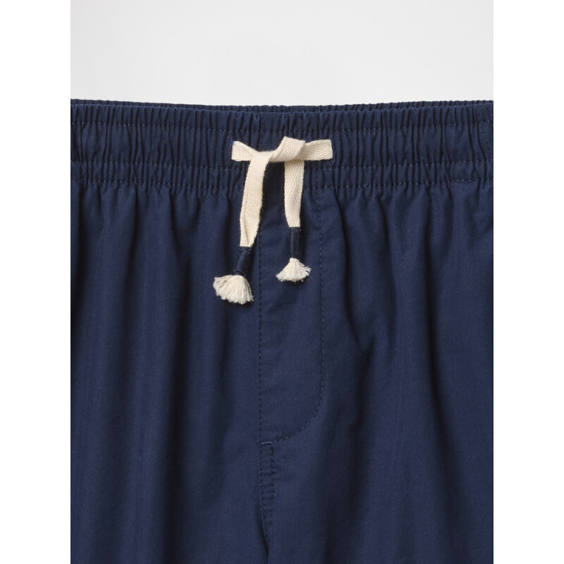 V-RELAXED PO WOVEN SHORT TAPESTRY NAVY