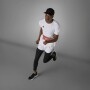 Polos Running Adizero E Tee Hombre White