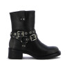 Botas Mujer Darkness Con Hebillas Negro