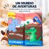 Libro Sensorial de Tela para Bebé con Colas y Texturas Azul 1