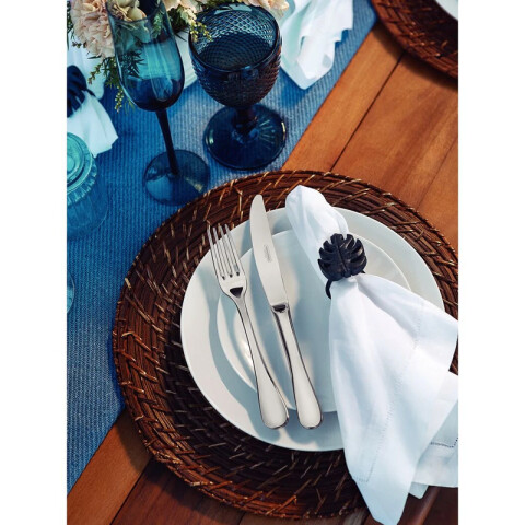 Plato llano porcelana blanco "SOPHIA HO" 28cm. -TRAMONTINA TDC0101