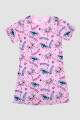 CAMISON STITCH PINK&BLUE ROSADO