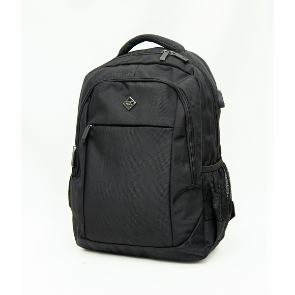 Mochila Aoking con USB Negro