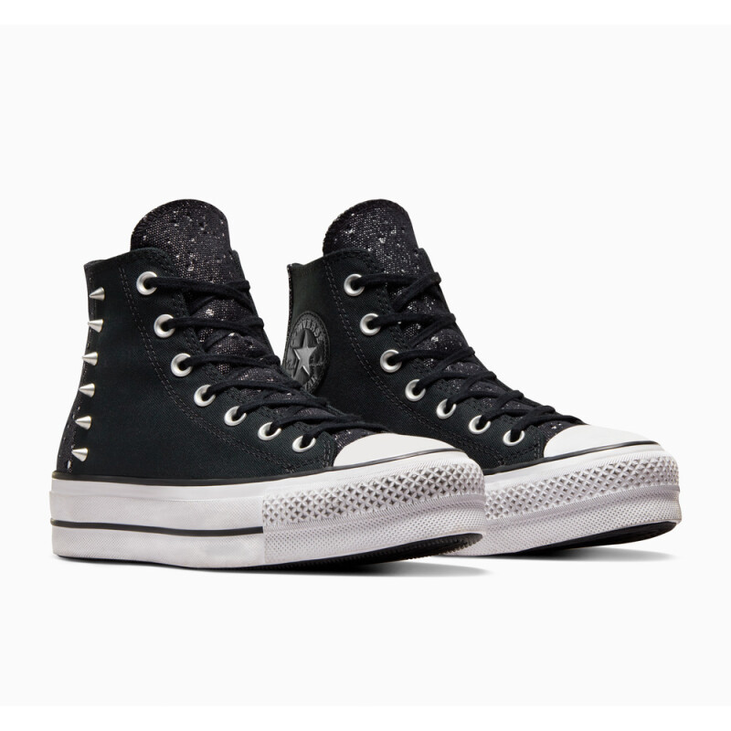 CTAS LIFT HI BLACK BLACK/SILVER/BLACK