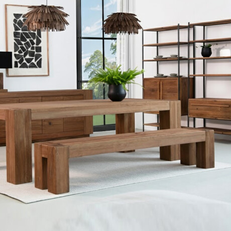 BANCO EN MADERA MACIZA LÍNEA RÚSTICA BANCO EN MADERA MACIZA LÍNEA RÚSTICA