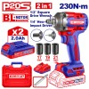 LLAVE IMPACTO 20V C/BAT 2EN1 ECIWL20236 EMTOP Llave Impacto 20v C/bat 2en1 Eciwl20236 Emtop