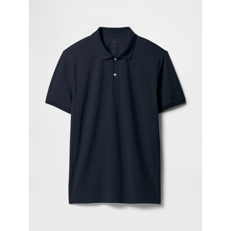 V-STRETCH PIQUE POLO - SOLID TAPESTRY NAVY