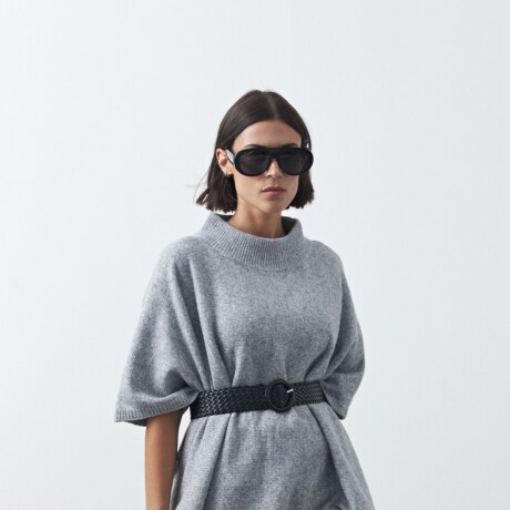 PONCHO DORIEL Gris Melange