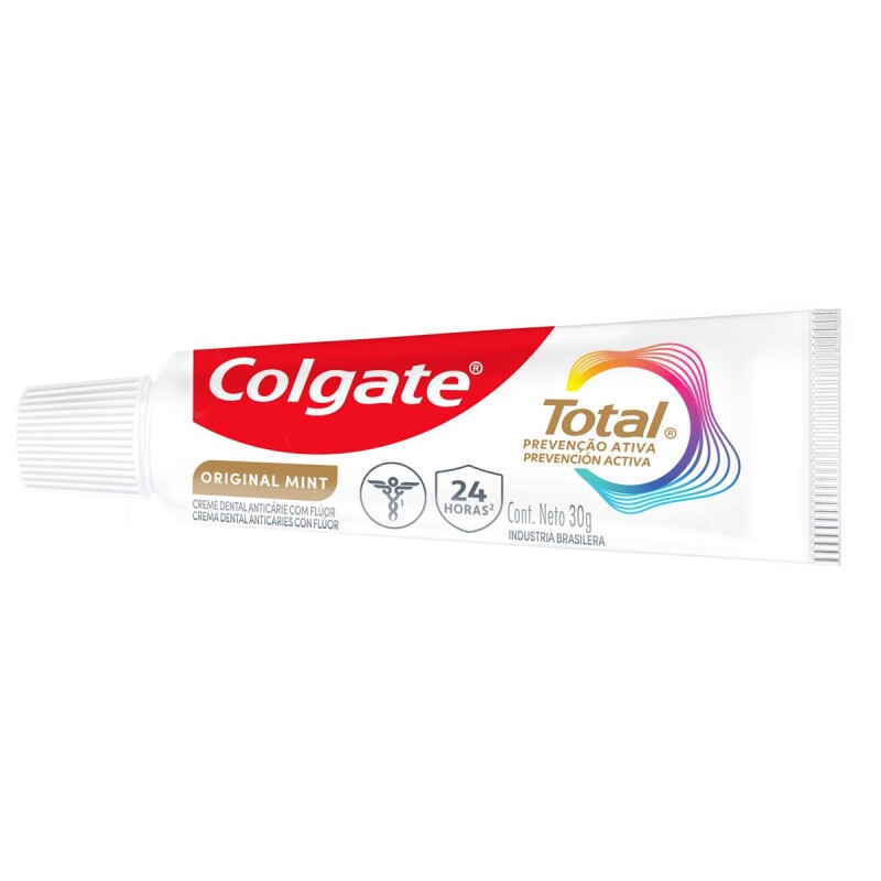 Pasta De Dientes Colgate Total Original Mint 30 Grs. Pasta De Dientes Colgate Total Original Mint 30 Grs.