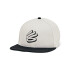 M Curry Flatbrim Snapback-WHT BLK-001