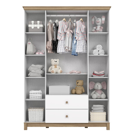 ROPERO 4 PUERTAS 2 CAJONES GUARDARROPA ARMARIO PLACARD CLOSET - INFANTIL ROPERO 4 PUERTAS 2 CAJONES GUARDARROPA ARMARIO PLACARD CLOSET - INFANTIL
