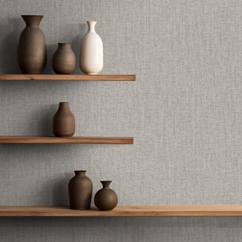 Empapelado Textile Plain Taupe