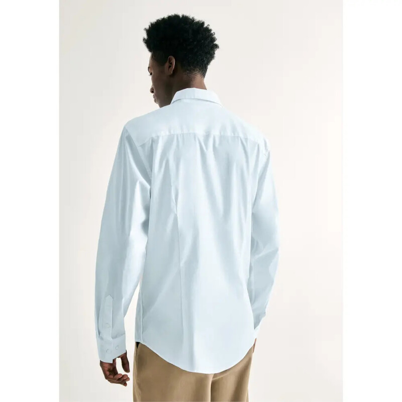 CAMISA ML MASC AZUL CLARO
