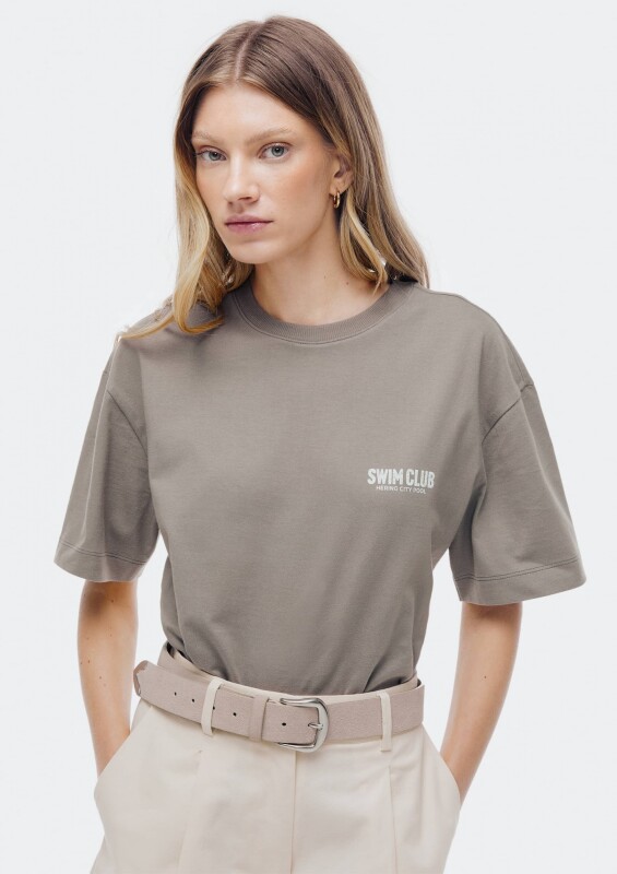 CAMISETA MM FEM CINZA