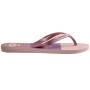 Sandalias Havaianas Elegance Print Grafito Rosa Ballet