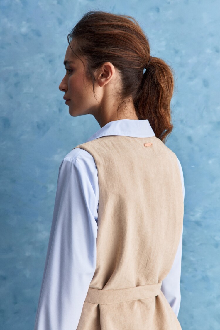 CHALECO MALDIVAS Beige