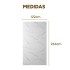 Placa PVC Símil Mármol 2,44 x 1,22 m Mármol Blanco Gris Claro 1