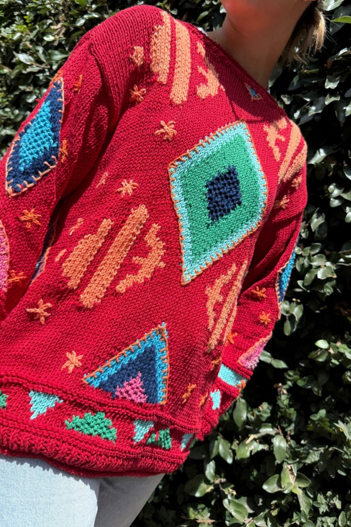 Sweater Gitano Base Rojo