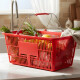 Canasto supermercado ROJO