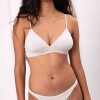 Soutien Triángulo María – Triángulo en algodón suave, delicado y cómodo Gris Melange