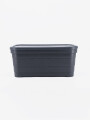 CAJA ORGANIZADORA C/ TAPA PYRAMID 10,8 LTS BEIGE