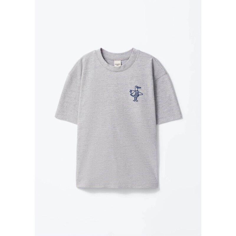 CAMISETA MM MASC CINZA MESCLA