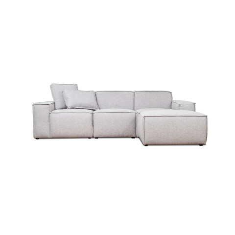 Sofá Arizona Ottoman 3 cuerpos - Gris