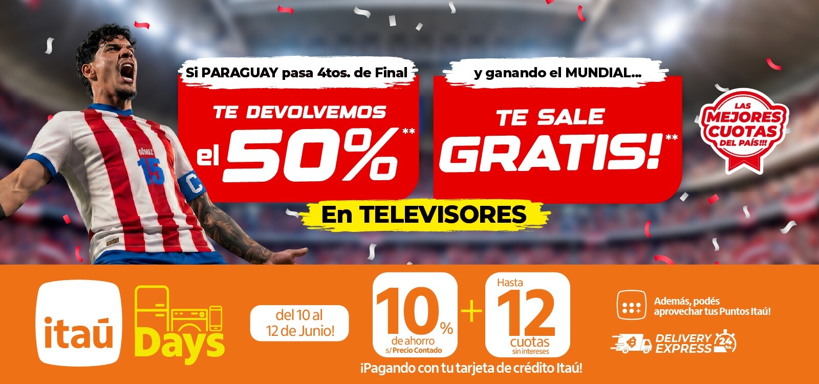 Itau days Televisores