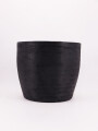 MACETERO REDONDO PRETO NEGRO