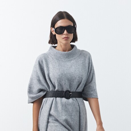 PONCHO DORIEL Gris Melange