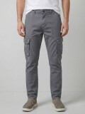 PANTALON CARGO GRIS