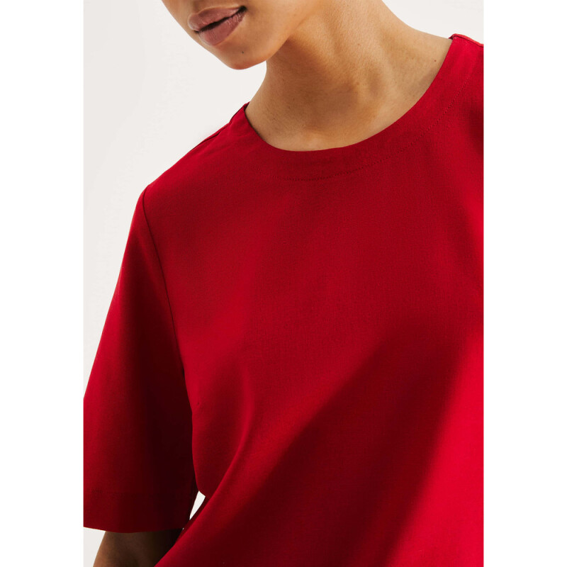 BLUSA FEM VERMELHO ESCURO