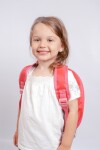 Mochila infantil rígida escolar Rosa