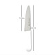 Cuchillo de cocina 6'' mango blanco BLANCO