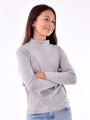 POLERA SEATTLE GRIS MELANGE M