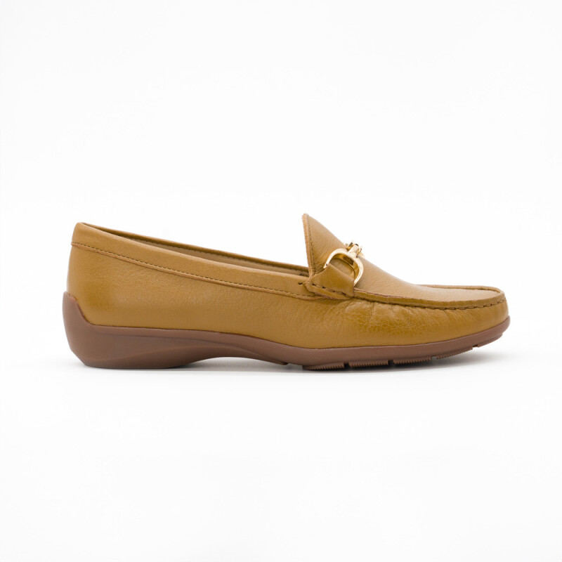 Mocasín APOLLO CUIR Marron Oscuro ó madera - SUELA