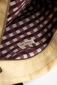 Bolso Trenzado Rayado Chocolate