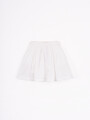 SHORT POLLERA LUNARA BLANCO