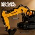 Excavadora a Control Remoto con Luz y Sonido 36 cm AMARILLO