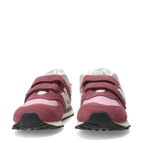 Championes de Niños New Balance 574 Rojo - Rosado
