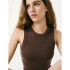BLUSA SM FEM MARROM ESCURO