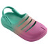 Sandalias Havaianas Kids Clog Print Verde