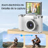 Cámara Digital Compacta 4k 48 Mp Con Pantalla Abatible Lk-007 CAMARA DIGITAL 4K RECARGABLE LK-007