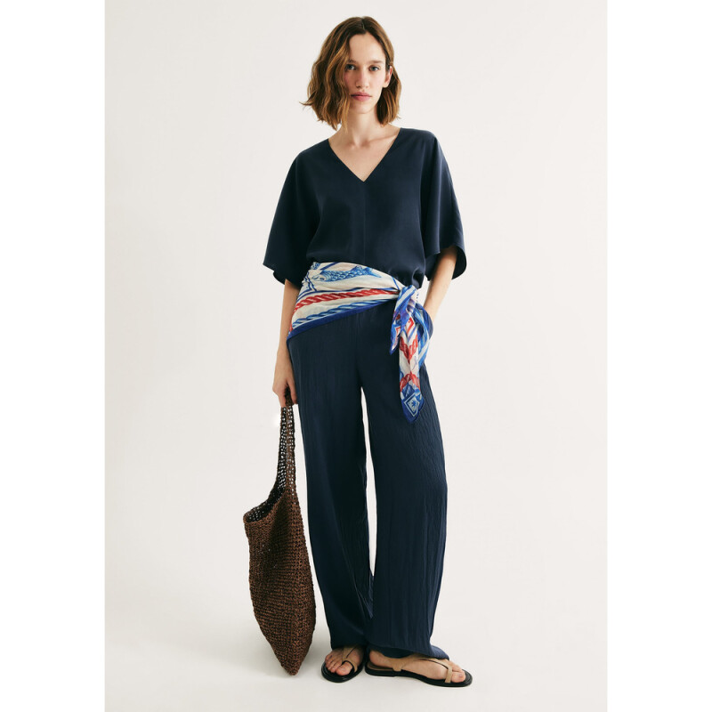 BLUSA MM FEM AZUL MARINHO