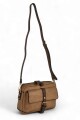 Cartera bandolera Marrón con beige