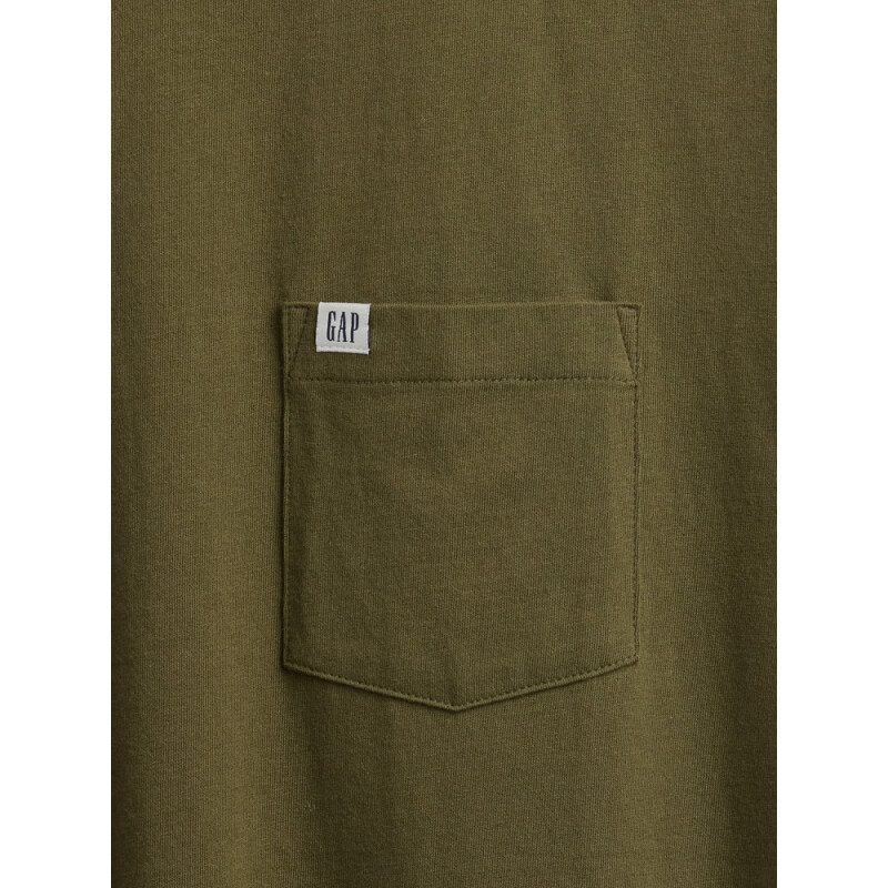 INTL - F SS PKT T LOGO RIPE OLIVE