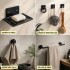 Set De Accesorios Para Baño Juego 16 Piezas Acero Inoxidable IMBACK Color Negro Set De Accesorios Para Baño Juego 16 Piezas Acero Inoxidable IMBACK Color Negro