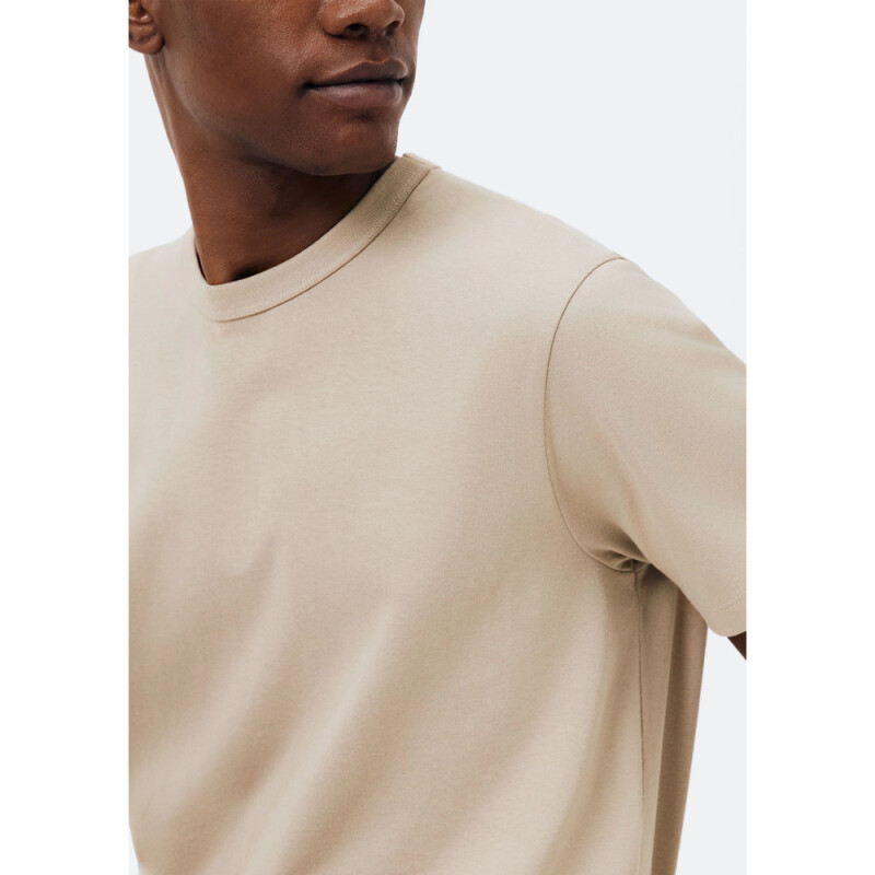 CAMISETA MM MASC MARROM CLARO